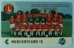 UK - Mercurycard - Charlton Athletic Football Club - £2 - Specimen Without Control - Mercury Communications & Paytelco