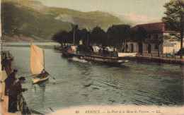 FRANCE - Annecy - Le Pont Et Le Mont De Veyrier - Colorisé - Carte Postale Ancienne - Annecy