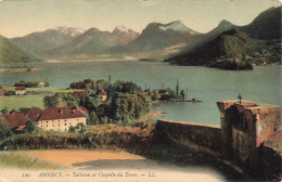 FRANCE - Annecy - Talloires Et Chapelle Du Toron - Colorisé - Carte Postale Ancienne - Annecy