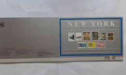 Timbres - Souvenir Philatélique - NEW-YORK Dépliant 1983 Timbres-poste De L'ONU Timbres Américain émis à New York (Wien) - Collections, Lots & Séries