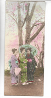 YOKOHAMA Japon CAD Violet De 1910 Sur Petite Carte GEISHA - Briefe U. Dokumente