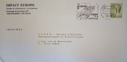 LUXEMBOURG SEUL SUR LETTRE POUR LA FRANCE 1980 - Briefe U. Dokumente