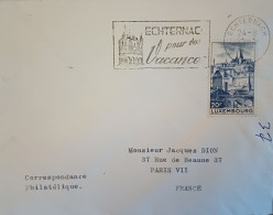 LUXEMBOURG SEUL SUR LETTRE POUR LA FRANCE 1965 - Covers & Documents