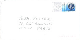 LUXEMBOURG SEUL SUR LETTRE POUR LA FRANCE 2001 - Lettres & Documents