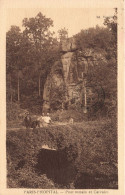 PHOTOGRAPHIE - Pont Romain Et Calvaire - Carte Postale Ancienne - Fotografia