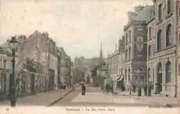 FRANCE - Amiens - La Rue Porte Paris - Colorisé - Carte Postale Ancienne - Amiens