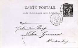 FRANCE / CARTE POSTALE N°89-CP2 - Cartes Postales Types Et TSC (avant 1995)