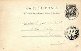 FRANCE / CARTE POSTALE N°89-CP4 - Standard Postcards & Stamped On Demand (before 1995)