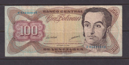 VENEZUELA -  1998 100 Bolivars Circulated  Banknote - Venezuela