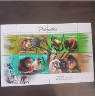 CUBA Primates Monkeys Singes 2020 - Unused Stamps