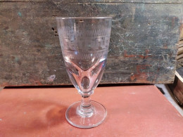 Ancien Verre à Absinthe Verre Epais Collection Bistro / C06-06 - Bicchieri