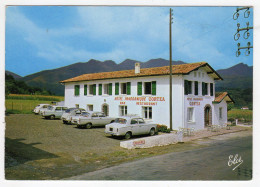 CPSM Pays Basque Saint Etienne De Baïgorry 64 Pyrénées Atlantiques Hôtel Panoramique Cortéa 2 Cv Citroën 403 Peugeot - Saint Etienne De Baigorry