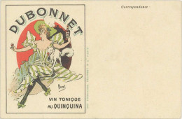 B Dubonnet, Vin Tonique Au Quinquina, Signée Chéret - Publicidad