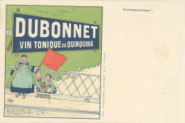 B Dubonnet, Vin Tonique Au Quinquina, Signée Matel - Werbepostkarten