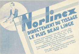 TB Norlinex Directement Du Tissage, Le Plus Beau Linge - Reclame