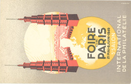 TB Foire De Paris 1949, 5e Salon International De La Philatélie - Werbepostkarten