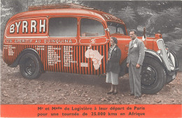 TB Byrrh, Vin Apéritif Au Quinquina, Tournée En Afrique - Famille Logivière - Advertising