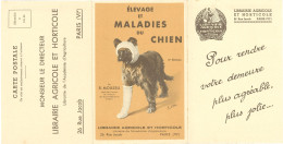 TB Elevage Et Maladies Du Chien, Signée D’Alya Par R. Moussu - Advertising