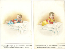 TB/B 2 CPA Victor Doyen, Vouziers - Bébés - Advertising