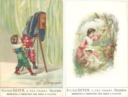 TB/B 2 CPA Victor Doyen, Vouziers – Enfants, La Photographie … - Publicidad