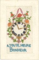 B Brodée, à Toute Heure Bonheur, Horloge - Bordados