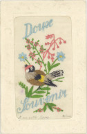 TB Brodée, Doux Souvenir - Oiseau - Brodées