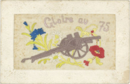 LD Brodée, Gloire Au 75 ( Canon , Patriotique ) - Embroidered