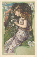 TB Femme Période Art Nouveau - Otros & Sin Clasificación