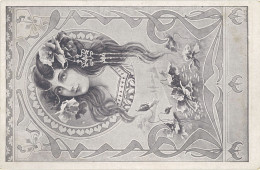 TB Femme Période Art Nouveau - Autres & Non Classés