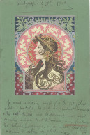 B Femme Période Art Nouveau - Autres & Non Classés