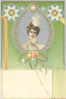 B Femme Période Art Nouveau - Autres & Non Classés