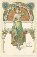 TB Femme Période Art Nouveau – A. Sockl. Wien - Other & Unclassified