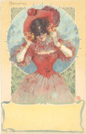 TB Femme Période Art Nouveau, Februarius - Other & Unclassified