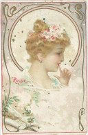 D Femme Période Art Nouveau - Poésie - Autres & Non Classés