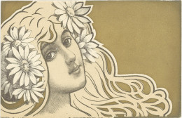 TB Femme Art Nouveau - Otros & Sin Clasificación