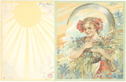 TB Femme Période Art Nouveau, Augustus - Otros & Sin Clasificación