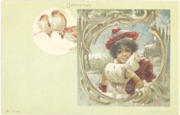 TB Femme Période Art Nouveau, Januarius - Other & Unclassified