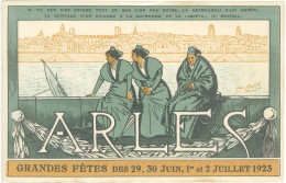 TB Arles 1923, Grandes Fêtes, Signée Léo Lelée - Autres & Non Classés