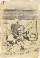 TB Dessinée Main « Vive L’Amour Et Le Bon Vin », Le Zouave 1904 - Altri & Non Classificati