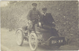 B Automobile – Carte-photo Tacot / Ancêtre - PKW