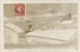 TB Aviation – Carte-photo «  Foraine « , Avion Monoplan - Other & Unclassified