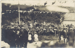 B Carte-photo – Cérémonie Avec Fanfare, à Identifier - Sonstige & Ohne Zuordnung