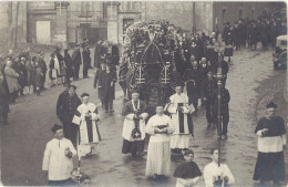 B 14 – Carte-photo Decker Caen – Procession / Obsèques - Caen