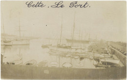 B 34 – Cette – Carte-photo – Le Port - Sete (Cette)