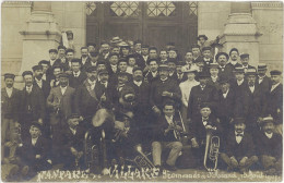 B 42  - Saint Héard – Carte-photo Fanfare De Villars 1907 - Otros & Sin Clasificación