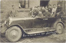 B 57 – Morhange – Carte-photo «  Sur La Bolide Du 38e « 1930 - Morhange