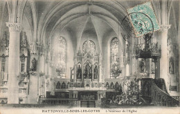 Hattonville Sous Les Côtes * L'intérieur De L'église Du Village - Autres & Non Classés