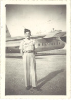 TB Photo Soldat Aviateur Devant Avion - Guerra, Militares