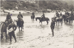 TB Militaire – Carte-photo Postée De Nîmes – Soldats / Chevaux - Otros & Sin Clasificación