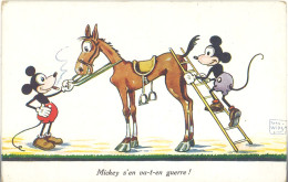 B Mickey S’en Va-t’en Guerre !, Signée John Wills - Sonstige & Ohne Zuordnung